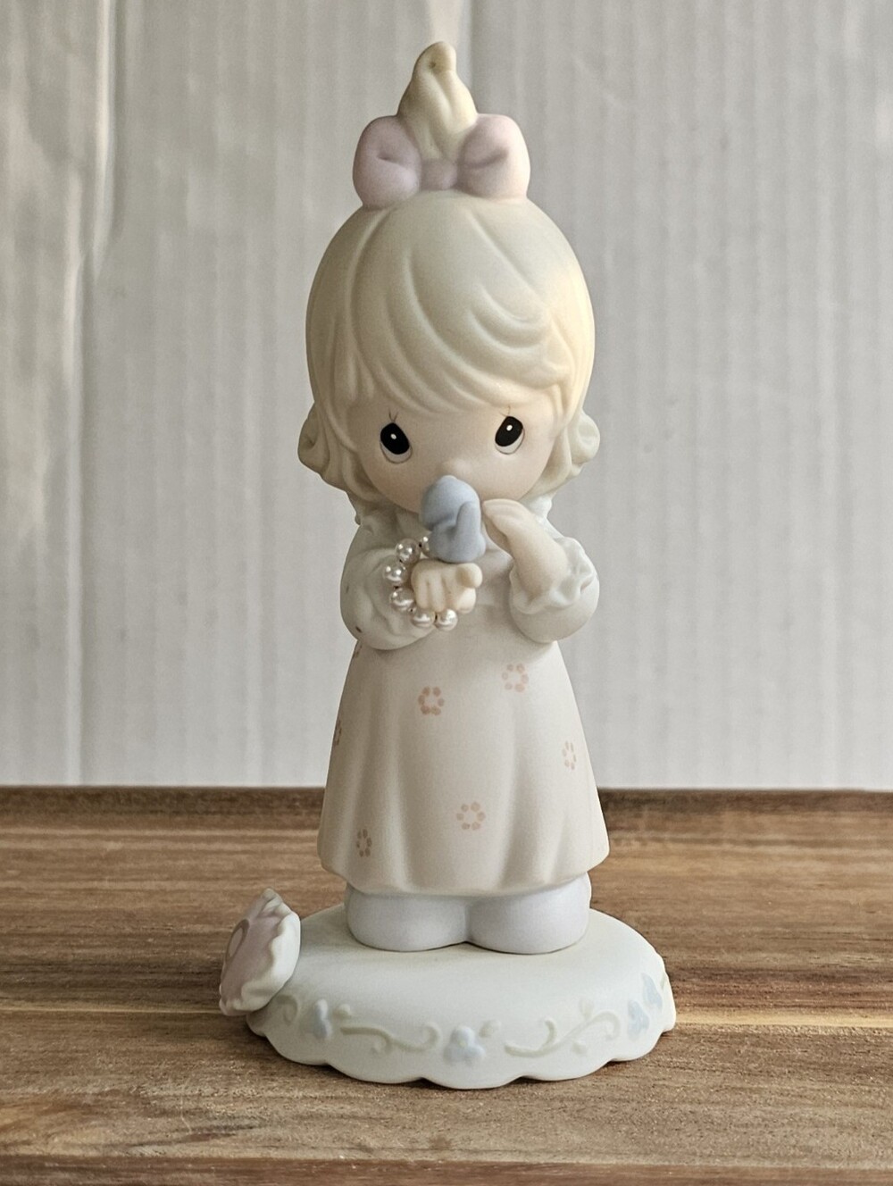 Precious Moments Figurine Growing In Grace Age 9 Porcelain Girl Vintage 1996